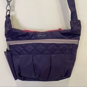 Lug Swing Purple Crossbody Shoulder Bag